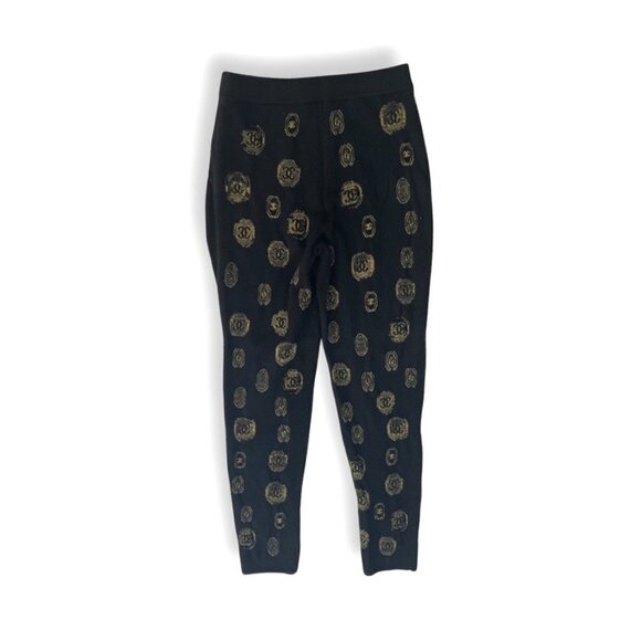 CHANEL 2021 black gold Cashmere joggers size 42 - Picture 3 of 7
